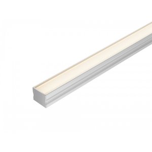 Perfil de Sobrepor para Fita de LED 20x15mm 2M Branco Único