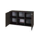Ver imagem 5 de Armário Baixo com 02 Portas e Nicho 75x135x42cm Wlab135 Terracota Branco