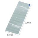 Ver imagem 3 de Telha Policarbonato 244cm X 99cm Grega Ajover