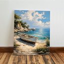 Ver imagem 3 de Kit 3 Quadro Decorativo Farol Veleiro Mar Praia Barco Casa Qualidade Premium Moderno 28x20cm