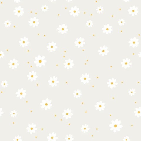 Papel de Parede Bambine Margaridas Bege Ba0032