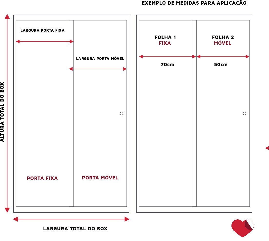 Adesivo para Box de Banheiro 3d Cachorro no Mar Largura Total até 120cm - 3