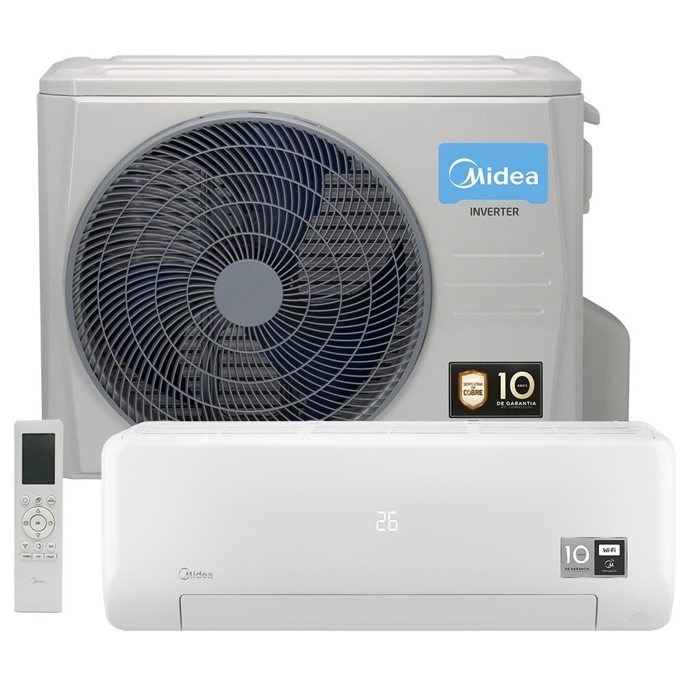 Ar-Condicionado Split 12.000 BTUs Midea All Easy Pro Quente/Frio ...