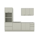 Ver imagem 2 de Cozinha Completa Fineze 9 Portas 4 Gavetas 100% MDF Areia Hp - Henn