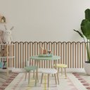 Ver imagem 1 de Kit 10 Meia Parede Cerquinha Moldura de Madeira Infantil
