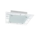 Ver imagem 3 de Lustre Plafon Para Sala / Cozinha / Banheiro /Quarto 30 cm x 30 cm - Riscado Branco