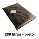 Ver imagem 1 de 15 Kg Saco de Lixo 200 Litros Preto 200l Reforçado 0,2 Micra