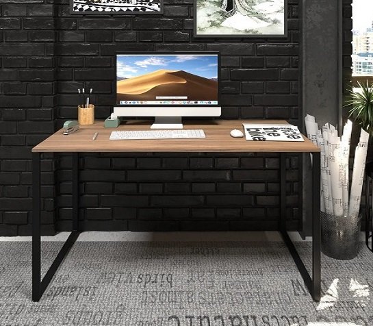 Suporte Mesa Mesa Jantar Escritório Carvalho De Apoio 1,20m - 2