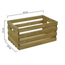 Ver imagem 3 de Caixa Hortifruti Malta 40x24x23cm - Natural/madeira