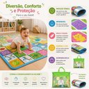 Ver mais imagens de Tapete Infantil Dobrável Térmico Impermeável Educativo com Bolsa 200cm x 180cm
