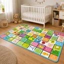 Ver imagem 1 de Tapete Infantil Dobrável Térmico Impermeável Educativo com Bolsa 200cm x 180cm