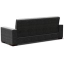 Ver mais imagens de Sofá Cama Decorativo 210cm Beesley Suede Preto - Gran Belo