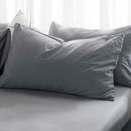 Jogo de Cama Cinza Casal Queen 4 Peças com Edredom 260x260cm - 2