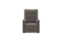 Ver imagem 4 de Poltrona Columbia Retrátil e Reclinável Porta Copos Suede Cinza - Xflex Sofás