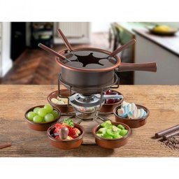 Aparelho de Fondue Giratório Antiaderente Carroussel Chocolate 16 Peças para Doces Chocolate - 3