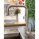 Ver imagem 3 de Kit Cuba Gourmet Profissional Torneira Slim+ Calha Úmida Inox + Lixeira de Embutir + Dispenser Cozix