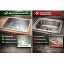 Ver imagem 6 de Kit Cuba Gourmet Profissional Torneira Slim+ Calha Úmida Inox + Lixeira de Embutir + Dispenser Cozix