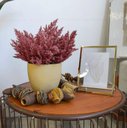 Ver imagem 1 de Arranjo de Flores Envelhecidas Pink no Vaso Bege 28cm | Beleza Atemporal Formosinha