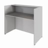 Balcão Atendimento Recepção Consultório 120 Cm X 110 Cm F5 Cor:cinza - 4