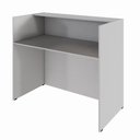 Ver imagem 4 de Balcão Atendimento Recepção Consultório 120 Cm X 110 Cm F5 Cor:cinza