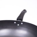 Ver imagem 3 de Panela Frigideira Tampa de Vidro Wok 24cm Antiaderente Alumínio - Preto