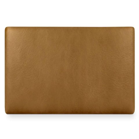 Cabeceira Painel Suspenso Solteiro 100 cm Luna Retangular Corino Whiskey Artte