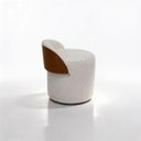 Ver imagem 3 de Puff Orgânico com Encosto Belli em Bouclé Premium Corino Caramelo