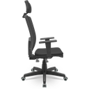 Ver imagem 2 de Cadeira Brizza com Apoio 3d Pp Backplax Plaxmetal - Aero Preto