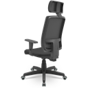 Ver imagem 3 de Cadeira Brizza com Apoio 3d Pp Backplax Plaxmetal - Aero Preto