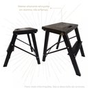 Ver imagem 4 de Kit 2 Mini Escada Banqueta de Alumínio Dobrável 2 Degraus