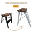 Ver imagem 5 de Kit 2 Mini Escada Banqueta de Alumínio Dobrável 2 Degraus