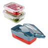Kit Electrolux com 2 Potes de Vidro + Lunch Box vermelha - 1