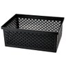 Cesto Organizador Preto Crippa Caixa Média Retangular Closet Escritório Banheiro - 2