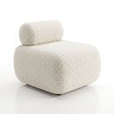 Ver mais imagens de Sofá Namoradeira e KIT2 Poltronas para Sala Nara Bouclê Ted D03 - D'Rossi