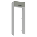 Ver imagem 1 de Porta-Geladeira 83 cm 1 Porta Basculante Branco/Cinza Agata Madesa
