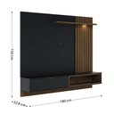 Ver imagem 7 de Painel para TV até 65 Polegadas Ripado LED Tocantins