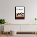 Ver imagem 2 de Quadro Decorativo Seriado Friends 33x24cm - com Vidro:madeira Preta