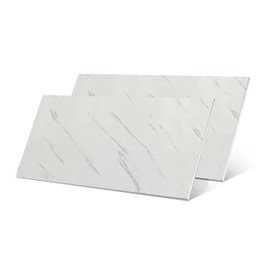Kit 10 Placas Autocolantes Mármore Adesivo Vinílico Azulejo Branco Brilhoso 3d Brinovar - 4