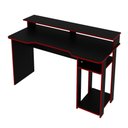 Ver imagem 2 de Mesa Gamer Multimóveis CR25050 Preta/Vermelha