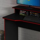 Ver imagem 5 de Mesa Gamer Multimóveis CR25050 Preta/Vermelha