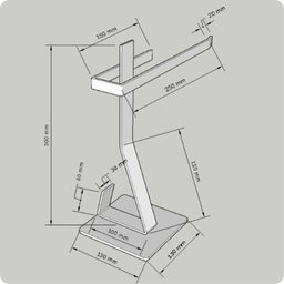 Porta Guardanapo Papel Toalha de Mesa ou Bancada Branco - 2
