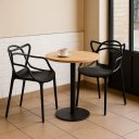 Ver imagem 2 de Kit 2 Cadeiras Allegra Pretas – Estilo, Resistência e Conforto para Sua Casa
