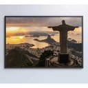 Ver imagem 3 de Quadro Monumento Cristo Redentor Rio de Janeiro Medidas 120x80 Cm Impressão Adesivo Fotográfico