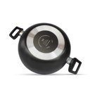 Ver mais imagens de Panela Frigideira Caçarola Tampa de Vidro Wok 24 Cm Antiaderente Alumínio - Classy