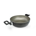 Ver imagem 7 de Panela Frigideira Caçarola Tampa de Vidro Wok 24 Cm Antiaderente Alumínio - Classy