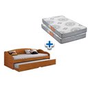Ver mais imagens de Colchão Solteiro Pérola Polar (2un) + Sofá Cama Funny Iii C/ Auxiliar Cinamomo