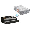 Ver imagem 7 de Colchão Solteiro Pérola Polar (2un) + Sofá Cama Funny Iii C/ Auxiliar Cinamomo