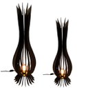 Ver imagem 1 de Luminária de Chão Santa Maria Mdf Luminária -:preto/kit com 2 - 90x28cm e 75x23cm