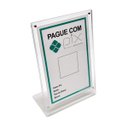 Ver imagem 1 de Plaquinha para Pix com Imã Display Suporte Expositor Acrílico