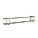Ver imagem 2 de Conjunto Prateleiras Smart 180cm F902 Grigio/dourado